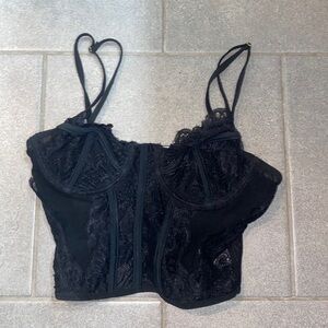 Princess Polly black lace top